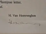 Gedrukt en handgesigneerd gedicht "Huis" - Hubert van Herreweghen - ingelijst – foto 4 – kavel bij De Kringwinkel, Gent