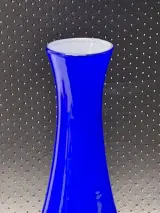 Set van 2 mondgeblazen opaline vazen in Empoli en/of Murano stijl – foto 6 – kavel bij De Kringwinkel, Gent