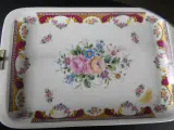 Luxe Mid-Century Driedelige Limoges Porseleinen Serveerset met Messing Monturen – foto 3 – kavel bij De Kringwinkel, Heverlee