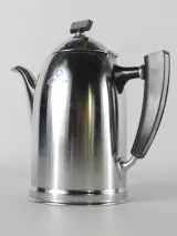 Prachtige Vintage Art Deco Set: Waterketel & Koffiepot — Demeyere 'Inaltérable' (ca. 1930-1950) – foto 2 – kavel bij De Kringwinkel, Heverlee