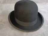Klassieke zwarte bolhoed - Vintage "Superior Quality" vilt – foto 5 – kavel bij De Kringwinkel, Gent