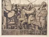 Edmond Van Offel (1871–1959) - originele ets "Circusvoorstelling" (1917) – foto 4 – kavel bij De Kringwinkel, Gent