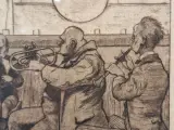 Edmond Van Offel (1871–1959) - originele ets "Circusvoorstelling" (1917) – foto 8 – kavel bij De Kringwinkel, Gent