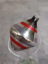 Set van 4 vintage Ajeko glazen kersttolletjes – foto 2 – kavel bij De Kringwinkel, Gent
