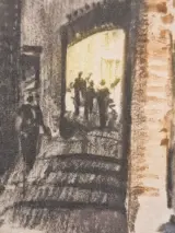 Roger Hebbelinck - Originele kleurenets "Bordighera" - gelimiteerde oplage (23/350) – foto 5 – kavel bij De Kringwinkel, Gent