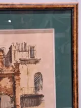 Roger Hebbelinck - Originele kleurenets "Bordighera" - gelimiteerde oplage (23/350) – foto 9 – kavel bij De Kringwinkel, Gent