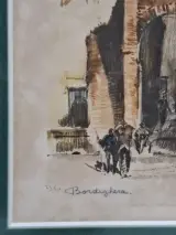 Roger Hebbelinck - Originele kleurenets "Bordighera" - gelimiteerde oplage (23/350) – foto 10 – kavel bij De Kringwinkel, Gent