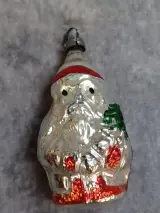 Unieke set van 6 vintage glazen kerstfiguren – foto 4 – kavel bij De Kringwinkel, Gent