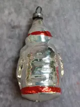 Unieke set van 6 vintage glazen kerstfiguren – foto 5 – kavel bij De Kringwinkel, Gent