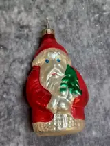 Unieke set van 6 vintage glazen kerstfiguren – foto 6 – kavel bij De Kringwinkel, Gent