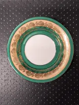 Antieke Porseleinen Mokka- / Espressoset van B&S (Bavaria) - 4 Kop-en-Schotels met Vergulding en Galante Scènes – foto 6 – kavel bij De Kringwinkel, Gent