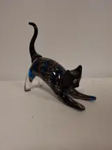 Glazen kattenbeeldje in Murano stijl – foto 3 – kavel bij De Kringwinkel, Ronse
