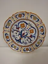 Keramische pot met deksel en bord van Mari C Deruta Italy – foto 6 – kavel bij De Kringwinkel, Ronse