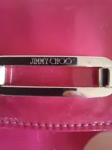 Rode lakleren Jimmy Choo clutch met kettingriem – foto 3 – kavel bij De Kringwinkel, Oudenaarde