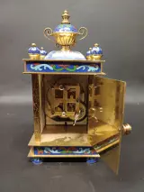 Decoratieve tafelklok in cloisonné-email – foto 7 – kavel bij De Kringwinkel, Ninove