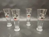 Set van 4 vintage Duvel fluitglazen – kavel bij De Kringwinkel, Ninove