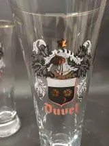 Set van 4 vintage Duvel fluitglazen – foto 3 – kavel bij De Kringwinkel, Ninove