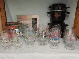 Collectie Duvelglazen en accesoires – kavel bij De Kringwinkel, Liedekerke