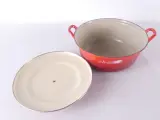 Vintage Le Creuset gietijzeren braadpan nr. 32 – foto 4 – kavel bij De Kringwinkel, Heverlee