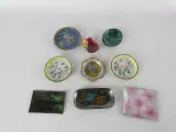 Set van 9 vintage kleine decoratieve schaaltjes en bakjes – foto 2 – kavel bij De Kringwinkel, Heverlee