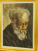Henry - ‘Il a neigé sur ma chevelure’ - expressief portret + persoonlijke boodschap op de achterzijde, 1962 – foto 3 – kavel bij De Kringwinkel, Antwerpen