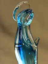 Madonna (Heilige Maagd Maria) beeld van handgeblazen glas – foto 6 – kavel bij De Kringwinkel, Antwerpen