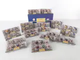 Set van metalen wielrenners Flandriens in displaybox – kavel bij De Kringwinkel, Heverlee