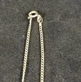 Zilveren ketting met abstracte hanger en zirkonia's – foto 3 – kavel bij De Kringwinkel, Turnhout