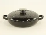 Smeg gietijzeren braadpan 22 liter zwart – kavel bij De Kringwinkel, Antwerpen
