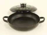 Smeg gietijzeren braadpan 22 liter zwart – foto 2 – kavel bij De Kringwinkel, Antwerpen