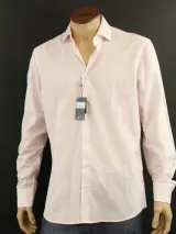 Hackett London Tailord fit herenhemd in zacht roze met katoen linnenblend (nieuw met prijskaartje) – foto 2 – kavel bij De Kringwinkel, Antwerpen