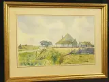 Ad Blok van der Velden (1913–1980) – aquarel "Texel", 1949 – foto 2 – kavel bij De Kringwinkel, Antwerpen