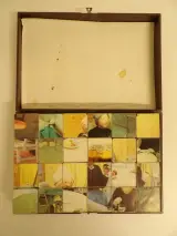 2 sets vintage blokkenpuzzels: Babar ORTF (1968) + Vieilles Chansons de France – foto 4 – kavel bij De Kringwinkel, Leopoldsburg