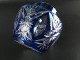 Art Deco kristallen pique-fleur – Kobaltblauw cut-to-clear – foto 5 – kavel bij De Kringwinkel, Heverlee