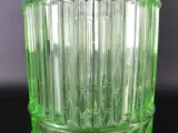 Prachtige Art Deco Uraniumglas 'Celery' Vaas – Bagley 'Carnival' (ca. 1938) – foto 7 – kavel bij De Kringwinkel, Heverlee