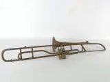 Vintage ventieltrombone – Joseph Buyst, Bruxelles – kavel bij De Kringwinkel, Heverlee