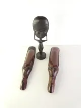Set van 3 Afrikaanse houten beeldjes – kavel bij De Kringwinkel, Heverlee