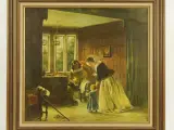 Reproductie "The Cavalier's Return (the first steps)" – Richard Caton Woodville (1847) – foto 2 – kavel bij De Kringwinkel, Antwerpen