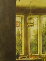 Reproductie "The Cavalier's Return (the first steps)" – Richard Caton Woodville (1847) – foto 4 – kavel bij De Kringwinkel, Antwerpen