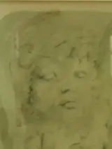 Leonor Fini (1907–1996) litho – Compositie met gezichten – foto 4 – kavel bij De Kringwinkel, Antwerpen