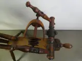 Oud Canadees Productie-Spinnewiel (CPW) – Philias Cadorette – foto 5 – kavel bij De Kringwinkel, Heverlee