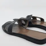 Paar slippers, maat 40, Hermès, 021056Z BL – foto 7 – kavel bij Domeinen Roerende Zaken, Groningen