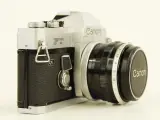 Canon FT QL + FL 50mm f/1.8 lens en lederen tas – foto 4 – kavel bij De Kringwinkel, Antwerpen