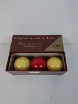 Originele Super Aramith Tournament Carambole Biljartballen Set – 61,5 mm – In Originele Doos – kavel bij De Kringwinkel, Waardamme