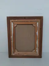 M. van Loočke – Prachtig Nostalgisch Interieur / Keukenscène – Olieverf op Doek – Inclusief Prachtige Goudkleurige Baroklijst – foto 3 – kavel bij De Kringwinkel, Waardamme