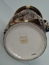 Vintage H. Bequet Quaregnon Belgische Amfora Vaas – Model 408 – "Cries of London" & Goudaccenten – foto 3 – kavel bij De Kringwinkel, Waardamme
