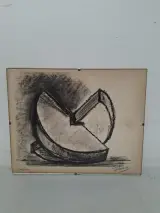 Gustaaf Prils (1921-2006) – Prachtige Abstracte Litho – Handgesigneerd & Genummerd 100/100 – Inclusief Wissellijst – kavel bij De Kringwinkel, Waardamme