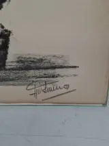 Gustaaf Prils (1921-2006) – Prachtige Abstracte Litho – Handgesigneerd & Genummerd 100/100 – Inclusief Wissellijst – foto 2 – kavel bij De Kringwinkel, Waardamme