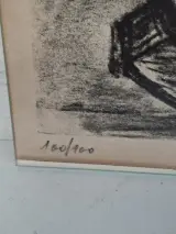 Gustaaf Prils (1921-2006) – Prachtige Abstracte Litho – Handgesigneerd & Genummerd 100/100 – Inclusief Wissellijst – foto 3 – kavel bij De Kringwinkel, Waardamme