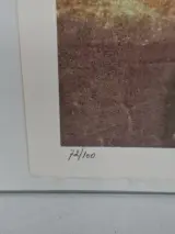 Prachtige Originele Litho Pol Mara – Golf / Hole 18 – Handgesigneerd (30x40 cm) – foto 3 – kavel bij De Kringwinkel, Waardamme